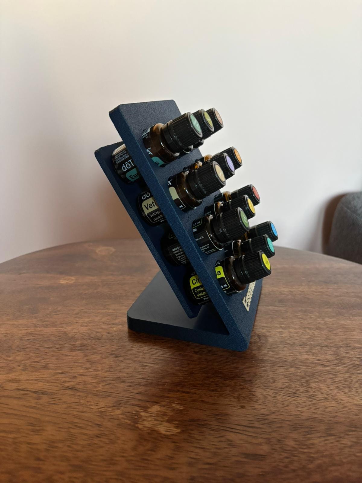 Suport personalizabil pentru uleiuri esențiale pentru sticle de 15 ml | Rack de afișare