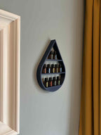 Etajeră de perete personalizabilă pentru uleiuri esențiale – Organizator | Suport personalizat pentru sticle de 15 ml